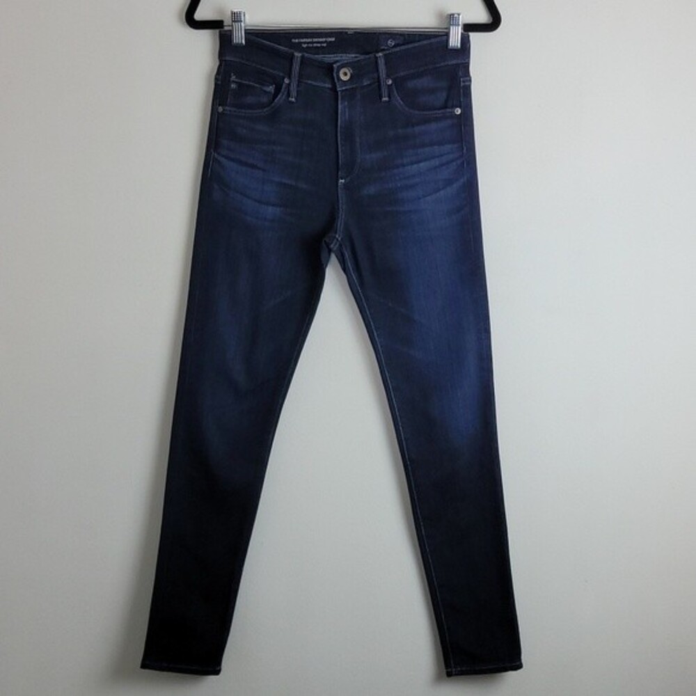 Adriano Goldschmied The Farrah High Rise Skinny Cropped Jeans Sz 26